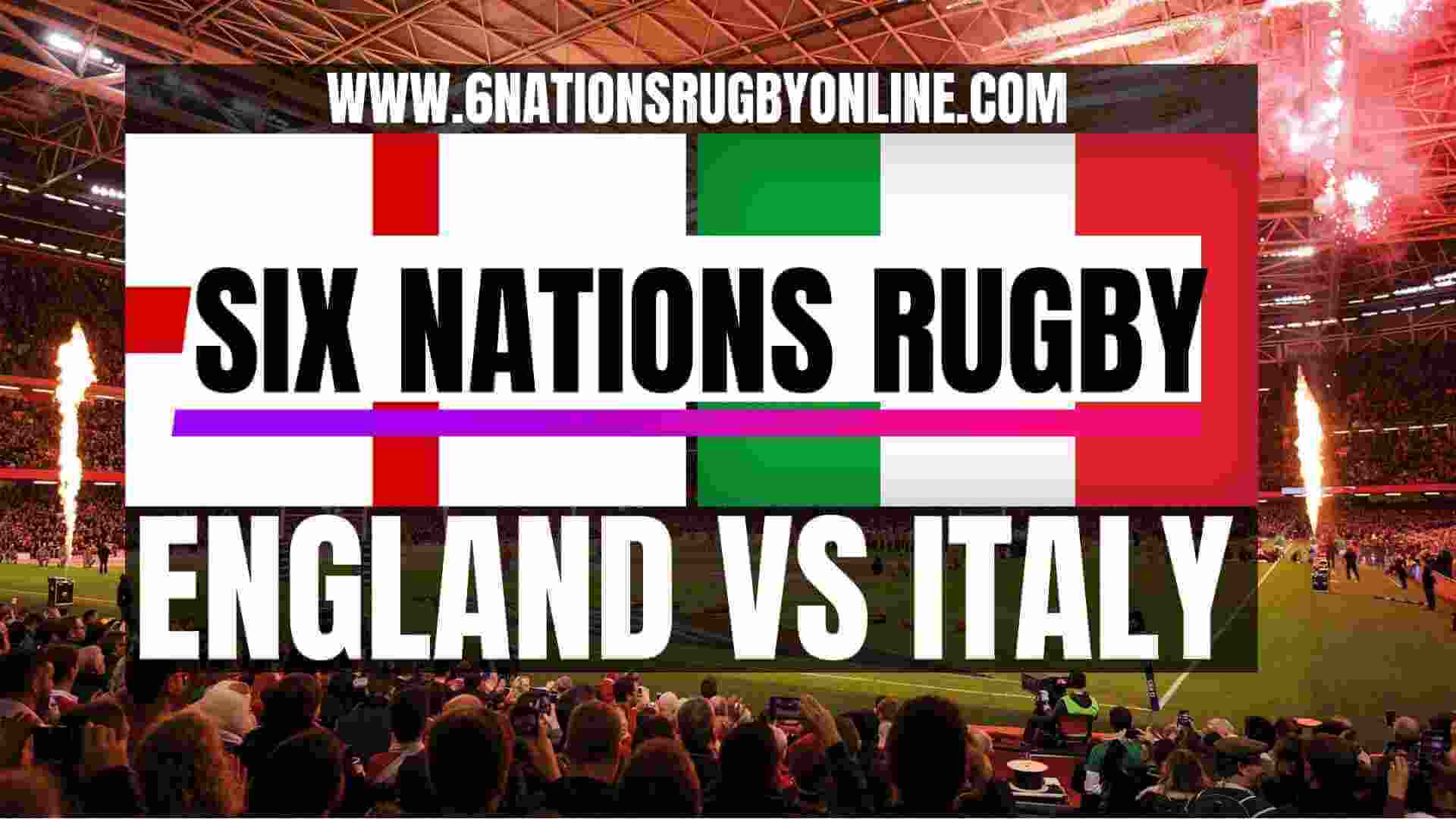 Italy vs England Rugby Live Stream 2024 Rd 1 Six Nations Championship